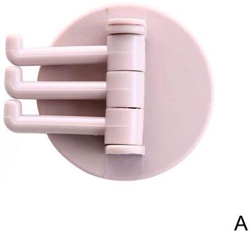 Draaibare Naadloze Zelfklevende Haak Sterke Lager Stok Haak Keuken Keuken Haken Benodigdheden Badkamer Hanger Muur B1W4