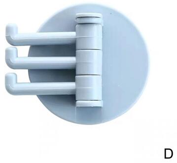 Draaibare Naadloze Zelfklevende Haak Sterke Lager Stok Haak Keuken Keuken Haken Benodigdheden Badkamer Hanger Muur B1W4