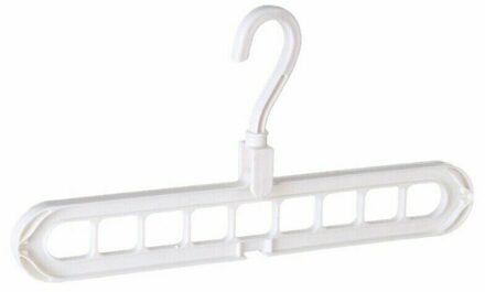 Draaibare Wonder Closet Space Saver Organizer 9 Holes Multi-Fuction Plain Kleur Kleding Opslag Magische Hanger 1