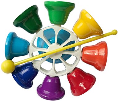 Draaien 8 Toetsen Muziek Bells Voor Kids Baby Vroeg Leren Speelgoed