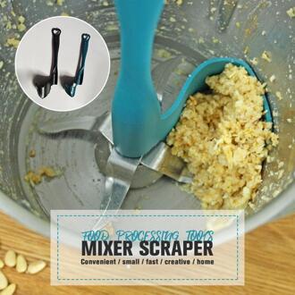 Draaien Spatel Mixer Koken Machine Lepel Roterende Schraper Verwijderen Scheppen & Portioneren Keukenmachine zwart