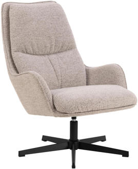 Draaifauteuil 'Damiano' Bouclé, kleur Beige