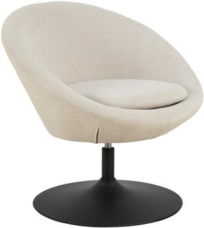 Draaifauteuil 'Lærke' Geweven, kleur Beige