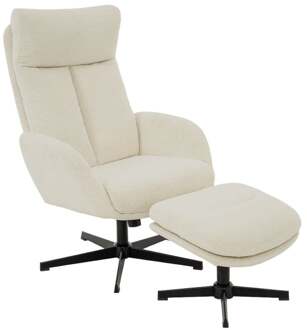 Draaifauteuil Viktor met voetenbank