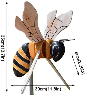 Draaimolen-Asuka Serie Windmolen Whirly Miss Beesy Tuin Gazon Bloempotten Terrassen Bloem Ornament Decoratie #35