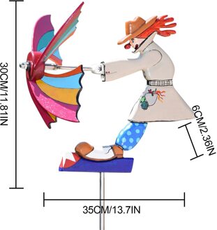 Draaimolen-Asuka Serie Windmolen Whirly Miss Beesy Tuin Gazon Bloempotten Terrassen Bloem Ornament Decoratie #35