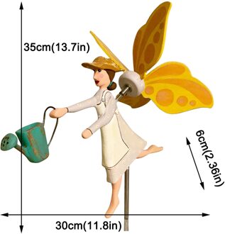 Draaimolen-Asuka Serie Windmolen Whirly Miss Beesy Tuin Gazon Bloempotten Terrassen Bloem Ornament Decoratie #35