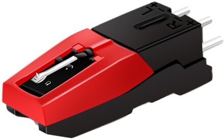 Draaitafel Phono Cartridge W/ Stylus Vervanging Voor Vinyl Black & Red Platenspeler Economische En Duurzaam Onleny