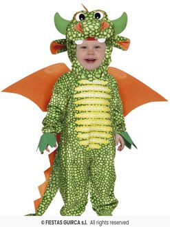 Draak Kostuum Dreumes Groen Multikleur - Print