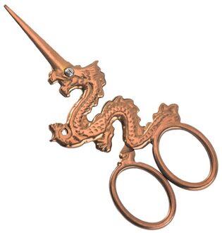 Draak Paard Schaar Kruissteek Retro Zakka Vintage Schaar Antieke Fijn Naaien Tailor Handwerken Borduren Schaar Stof Dragon Coppery