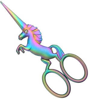 Draak Paard Schaar Kruissteek Retro Zakka Vintage Schaar Antieke Fijn Naaien Tailor Handwerken Borduren Schaar Stof paard Multicolour