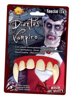 Dracula tanden halloween verkleed accessoire - volwassenen - Tandjes