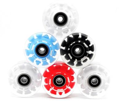 Dragen-Resistan Dubbele Rij Rolschaatsen Lichtgevende Wiel Rolschaatsen Knipperende Wielen Vier-Wiel Rolschaatsen Roller accessoires willekeurig kleur