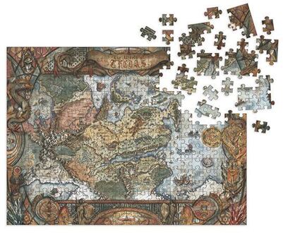 Dragon Age Jigsaw Puzzle World of Thedas Map (1000 pieces)