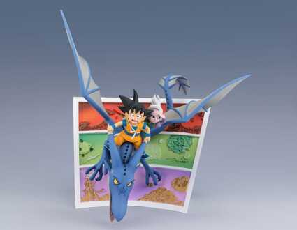 Dragon Ball Figuarts ZERO PVC Statue Son Goku (mini) & Supreme Kai (mini) Welcome to the great Adventure! 23 cm