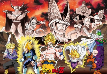 Dragon Ball Poster 68X98 - DBZ/Groupe Arc Cell