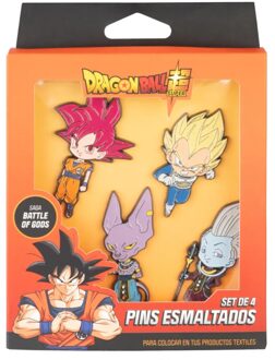 Dragon Ball Super Saga Battle Of Gods 4 Pins Set
