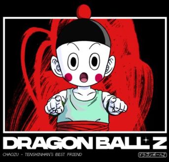 Dragon Ball Z Chaozu Profile Unisex T-Shirt - Black - M Zwart
