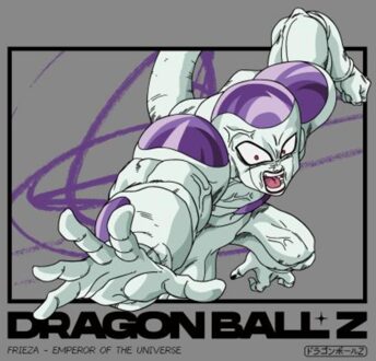 Dragon Ball Z Frieza Profile Unisex T-Shirt - Grey - 4XL Grijs