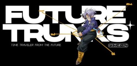 Dragon Ball Z Future Trunks Unisex T-Shirt - Black - 5XL Zwart
