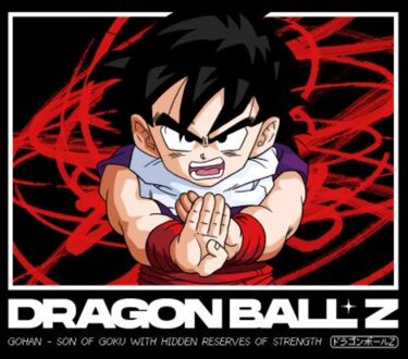 Dragon Ball Z Gohan Profile Unisex T-Shirt - Black - XXL Zwart