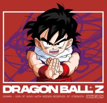 Dragon Ball Z Gohan Profile Unisex T-Shirt - Red - L Rood