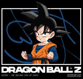 Dragon Ball Z Goten Profile Unisex T-Shirt - Black - M Zwart