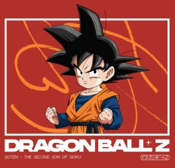 Dragon Ball Z Goten Profile Unisex T-Shirt - Red - M Rood