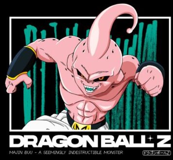 Dragon Ball Z Majin Buu Profile Unisex T-Shirt - Black - 5XL Zwart