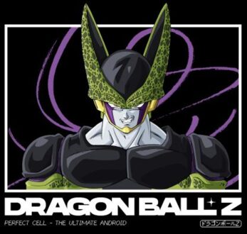 Dragon Ball Z Perfect Cell Profile Unisex T-Shirt - Black - XXL Zwart
