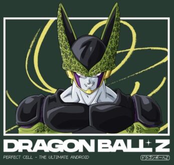 Dragon Ball Z Perfect Cell Profile Unisex T-Shirt - Green - XXL Groen