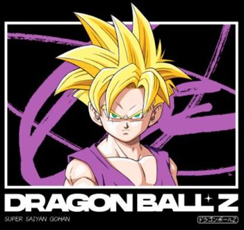 Dragon Ball Z Super Gohan Profile Unisex T-Shirt - Black - 3XL Zwart