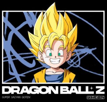 Dragon Ball Z Super Goten Profile Unisex T-Shirt - Black - L Zwart