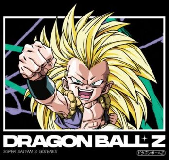 Dragon Ball Z Super Saiyan 3 Gotenks Profile Unisex T-Shirt - Black - XL Zwart