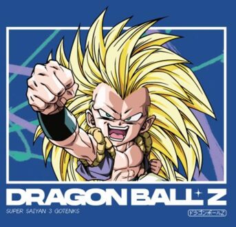 Dragon Ball Z Super Saiyan Gotenks Profile Unisex T-Shirt - Blue - L Blauw