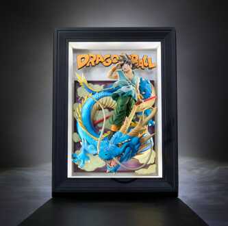 Dragon Ball Z Tamashii Art 3D Relief Picture Son Goku & Dragon 27 cm