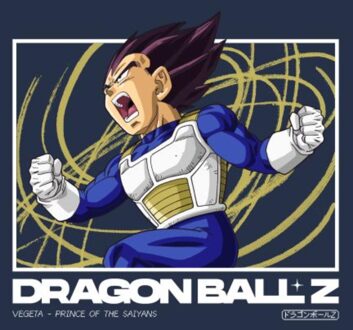 Dragon Ball Z Vegeta Profile Unisex T-Shirt - Navy - M Blauw