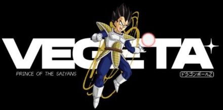 Dragon Ball Z Vegeta Unisex T-Shirt - Black - XL Zwart