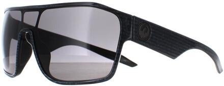 Dragon Eden 43718-003 zwarte Lumalens blauwe ioniserende zonnebril Grijs - One Size