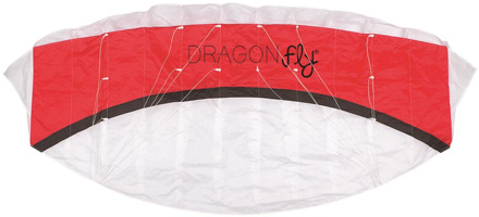 Dragon Fly Parachutevlieger Kona 160 Rood/wit 160 X 65 Cm