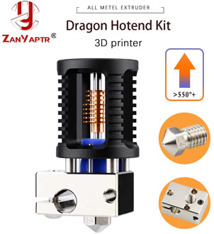 Dragon Hotend Super precision 3D printer extrusion head Compatible with V6 Hotend and mosquito Hotend adapter