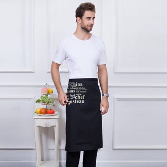 Dragon Letters Prints Schort Unisex Keuken Hotel Koffie Winkel Bakkerij Chef Ober Schoonmaken Werkkleding Schorten 5