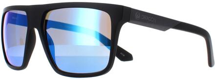 Dragon Melee 40722-001 glanzende zwarte rook zonnebril