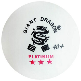 Dragon tafeltennisballen (set van 6) Wit - One size