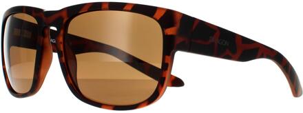 Dragon Zonnenbril Rune 40725-246 Matte schildpadbrons Bruin