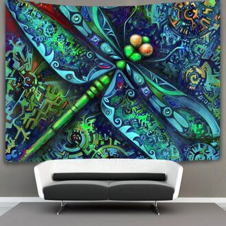 Dragonfly Insecten Dier Wandtapijten Hippie Art Voor Slaapkamer Woonkamer Dorm 230x150 cm