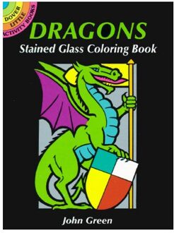 Dragons Stained Glass Coloring Book