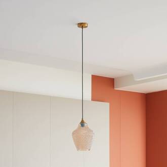 Drakar hanglamp, 1-lamp, amber, Ø 22cm amber, goud