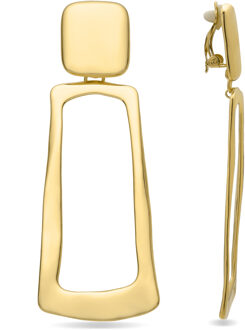 Dranem oorbellen afgewerkt in 18k geel goud