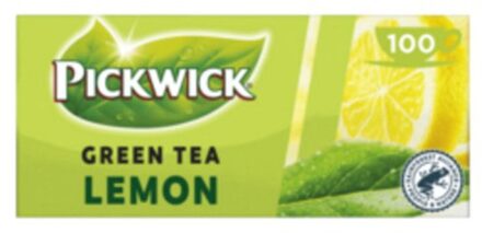drank: Theezakje 2 gr groene thee lemon pk 100
